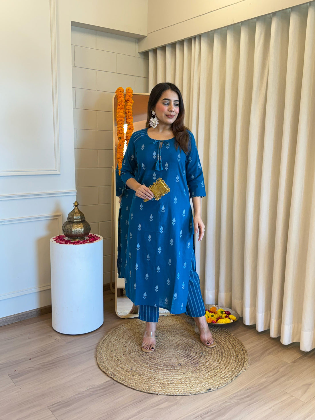 Latest Blue Pant Set for Women – A Versatile Choice for Work & Leisure