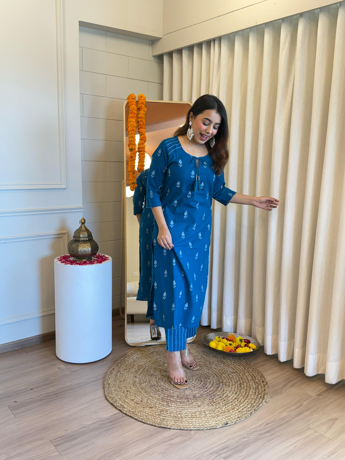 Latest Blue Pant Set for Women – A Versatile Choice for Work & Leisure