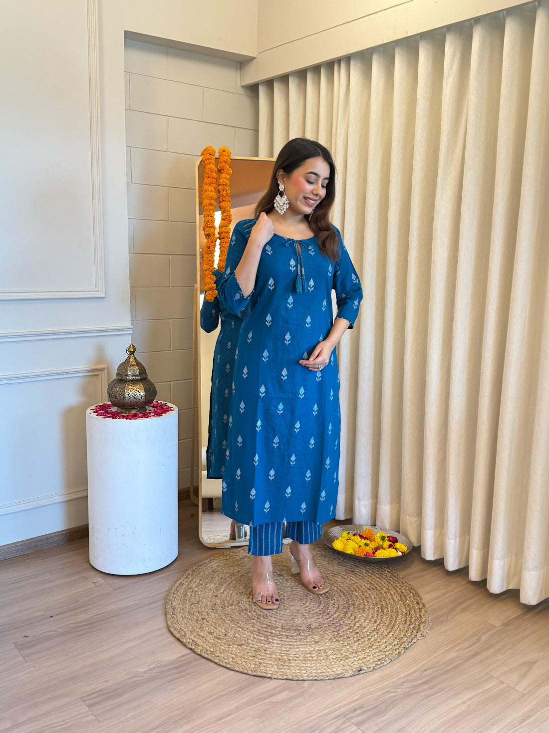 Latest Blue Pant Set for Women – A Versatile Choice for Work & Leisure