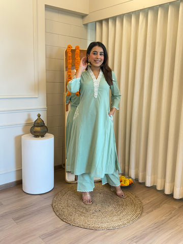 Buy the Latest Green Pant Set for Women – A Perfect Blend of Comfort and Style