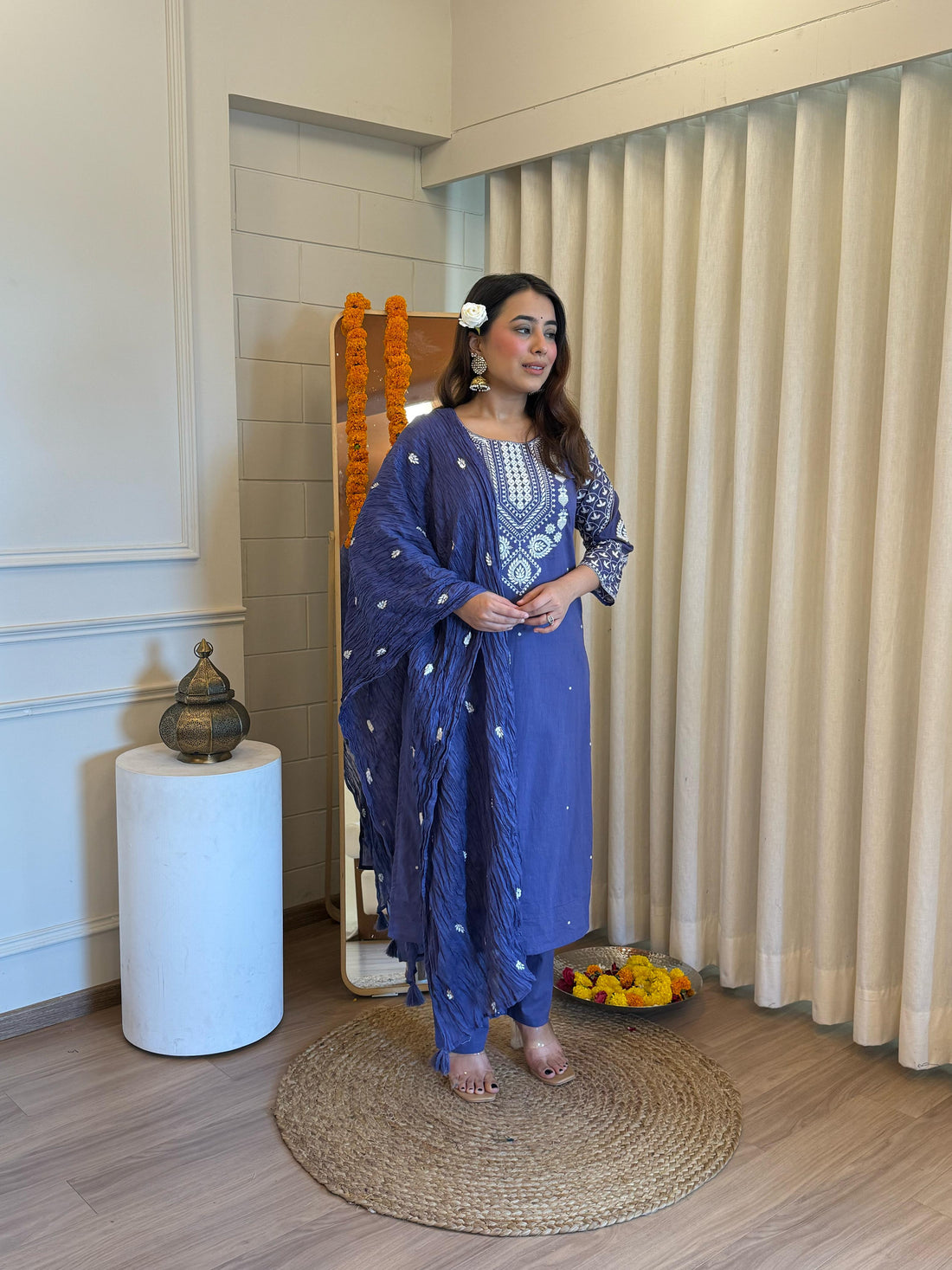 Latest Purple Dupatta Set for Women – A Stylish and Elegant Ethnic Outfit for Every Occasion