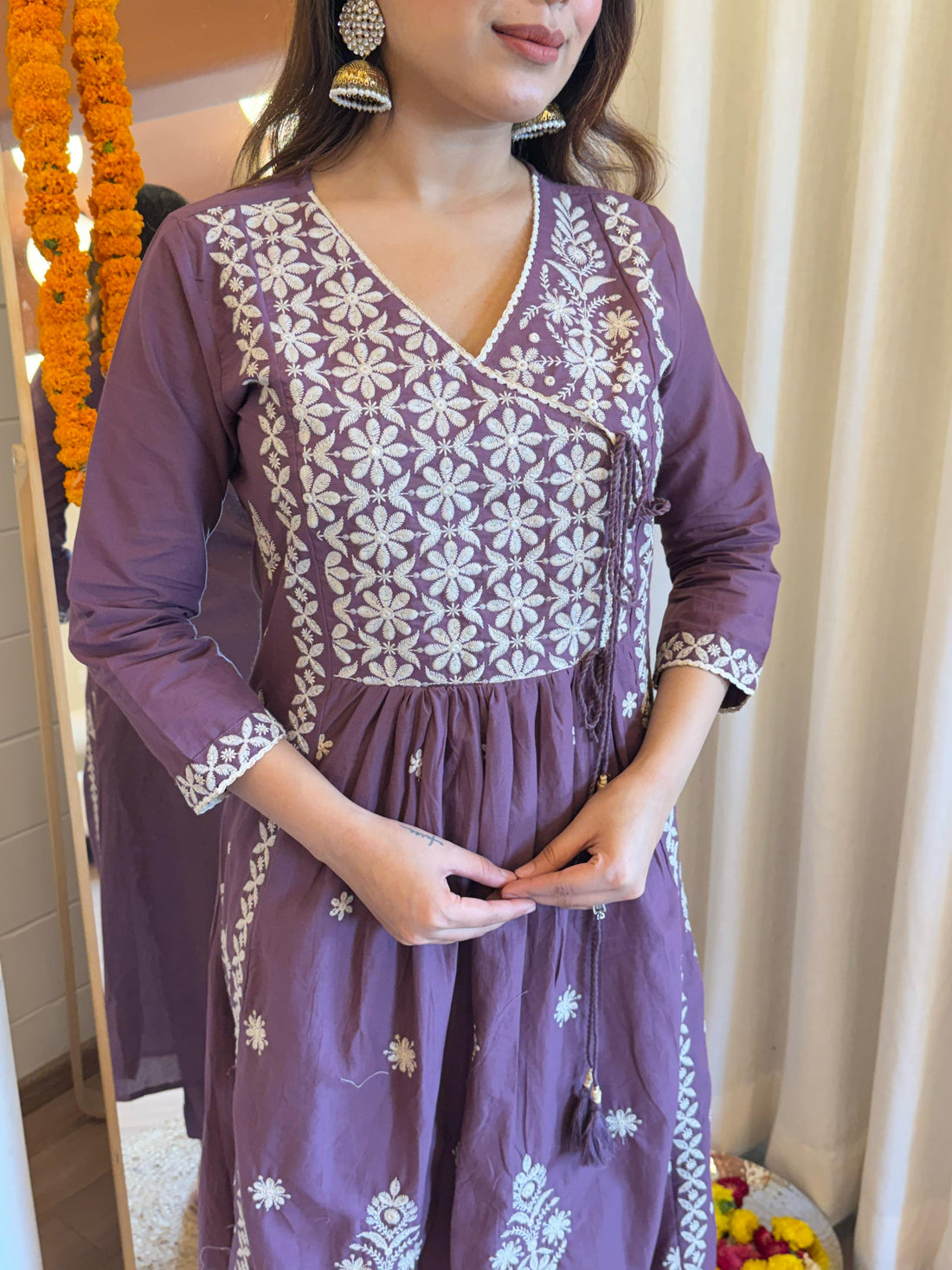 Traditional Purple Dupatta Set for Women – A Blend of Comfort and Style for Every Occasion