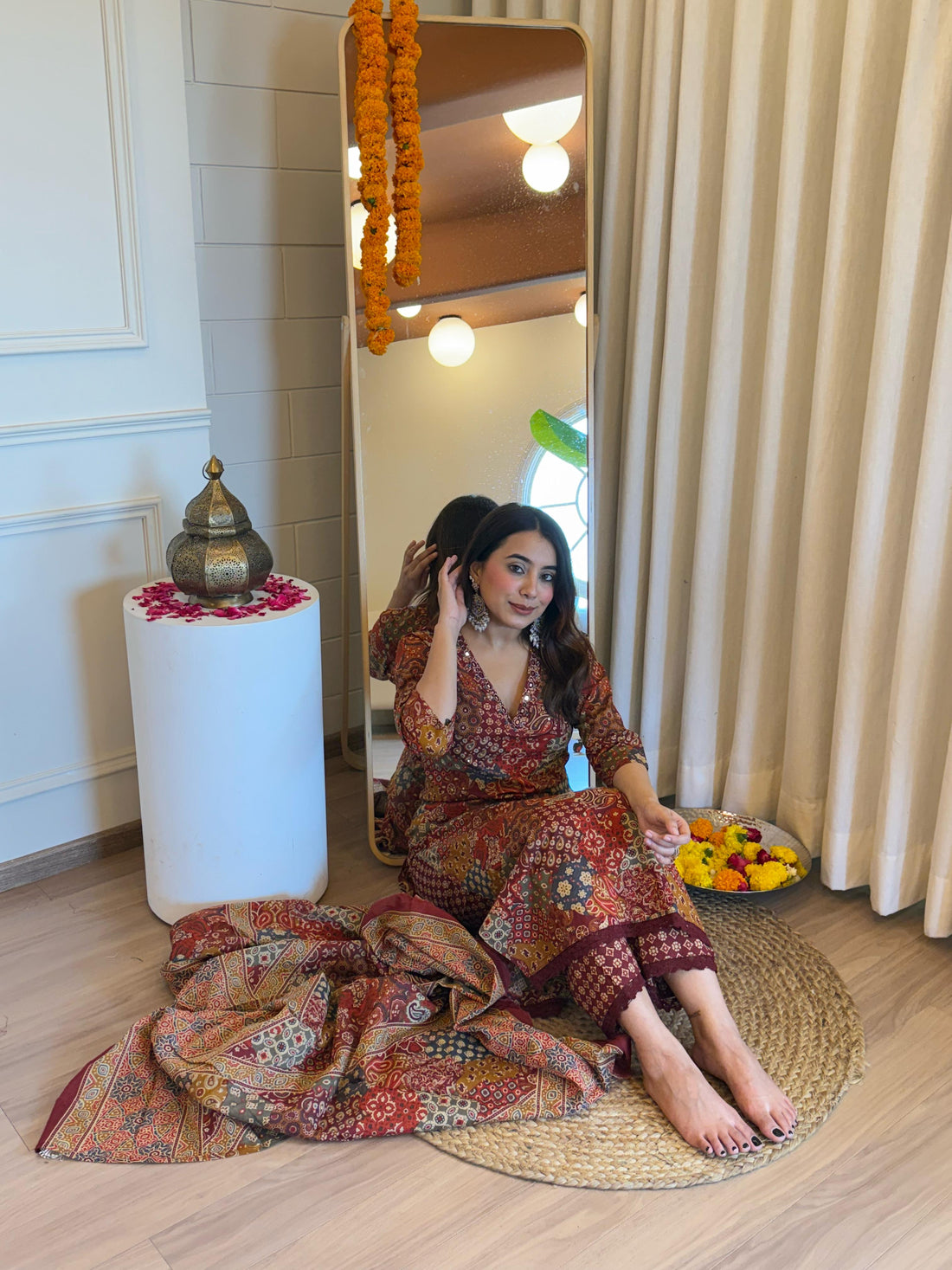 Premium Brown Pair Dupatta Set for Women – Perfect for Party, Office & Everyday Wear