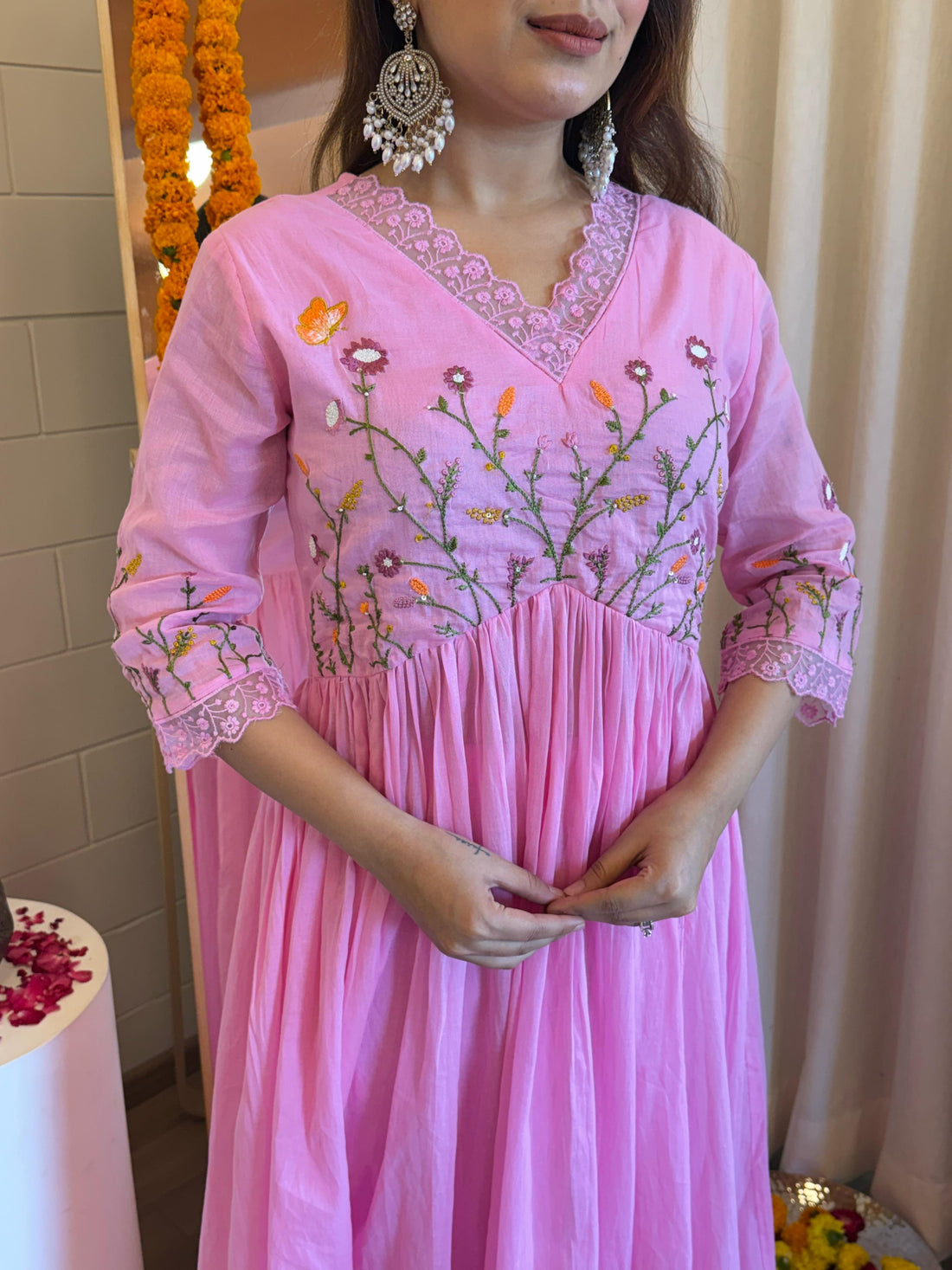 Stylish Pink Dupatta Set for Women – A Charming & Versatile Ethnic Attire