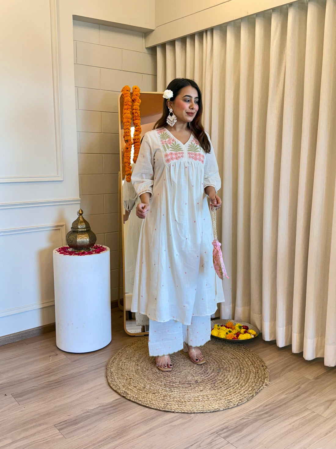Classic White Pant Set for Women – A Must-Have for Casual & Formal Wear