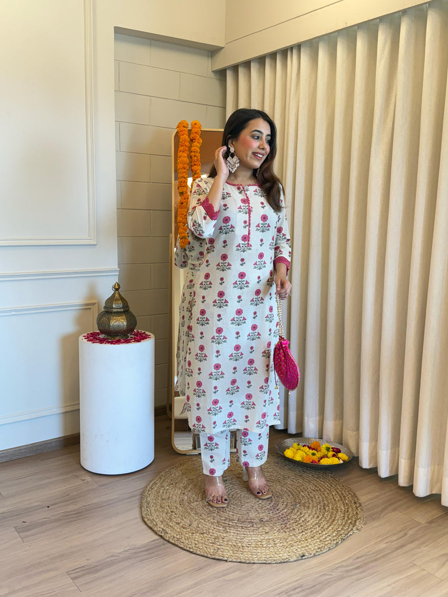 Stylish White Pant Set for Women – A Versatile Outfit for Every Wardrobe