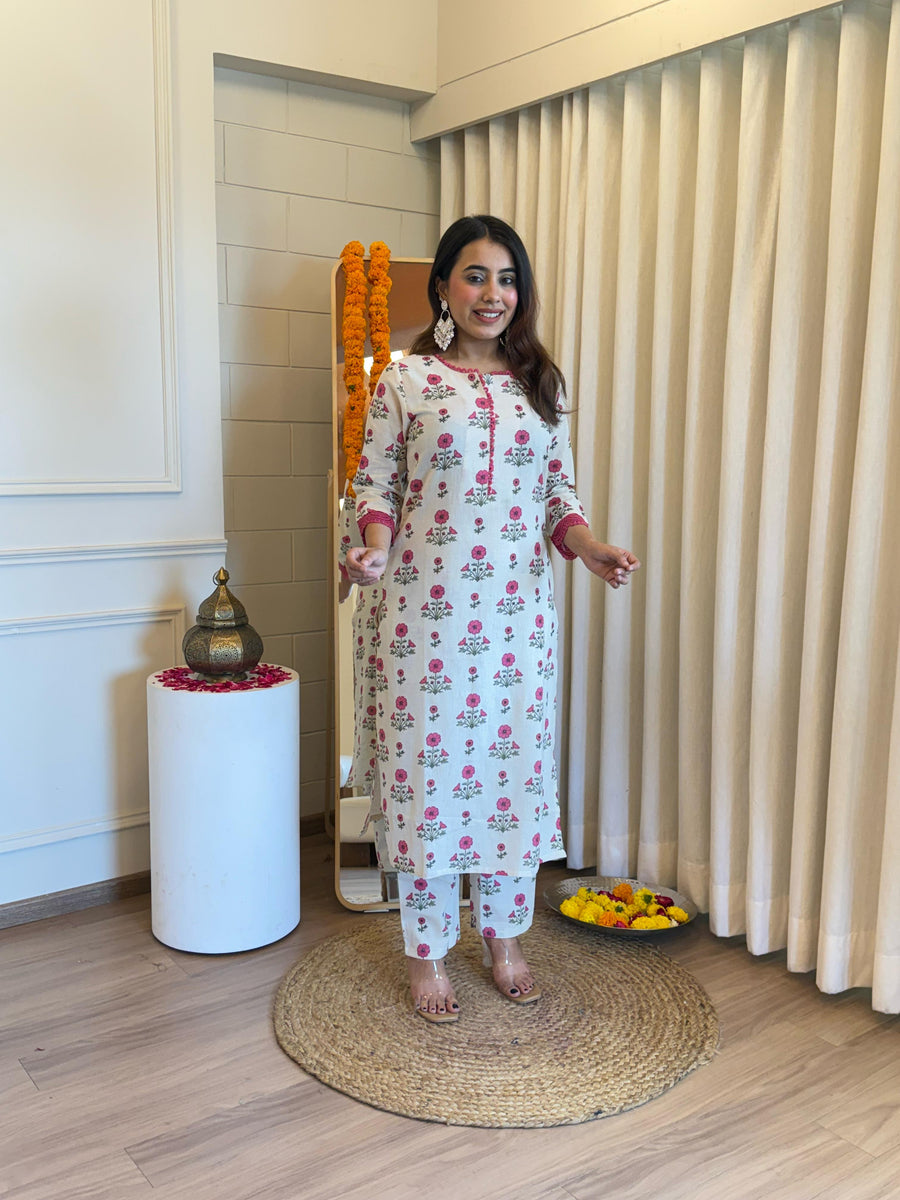 Stylish White Pant Set for Women – A Versatile Outfit for Every Wardrobe