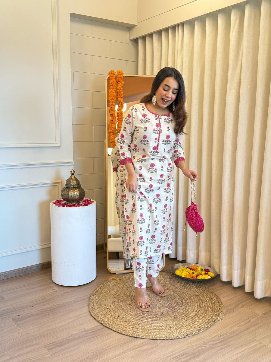 Stylish White Pant Set for Women – A Versatile Outfit for Every Wardrobe