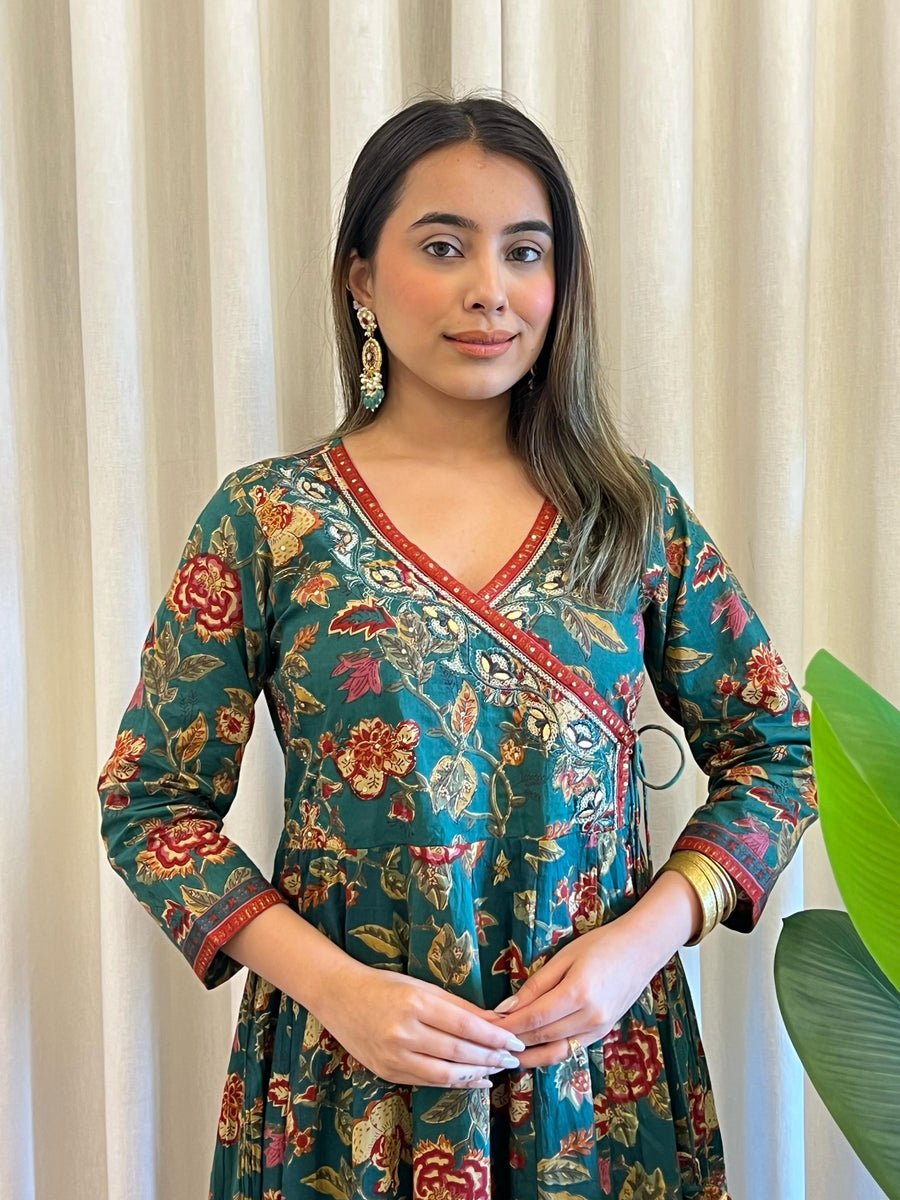 Latest Green Dupatta Set for Women – Designer Indian Ethnic Wear Online