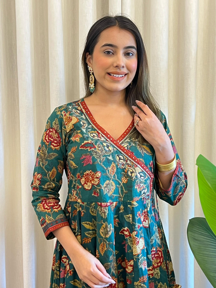 Latest Green Dupatta Set for Women – Designer Indian Ethnic Wear Online