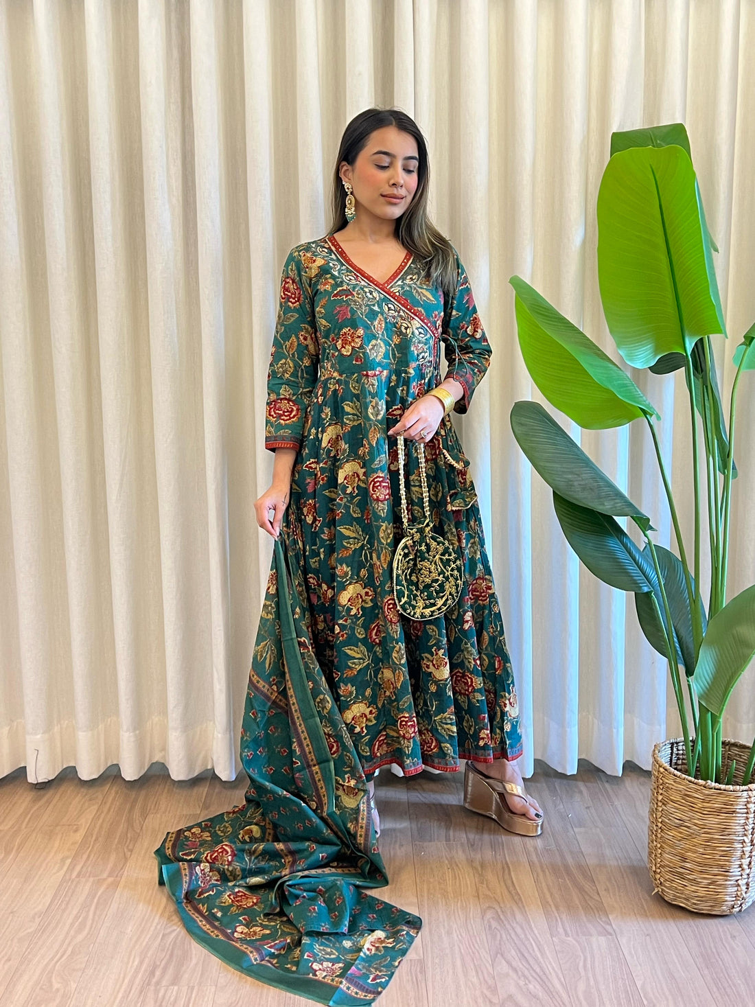Latest Green Dupatta Set for Women – Designer Indian Ethnic Wear Online